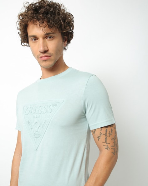 Guess green outlet t shirt