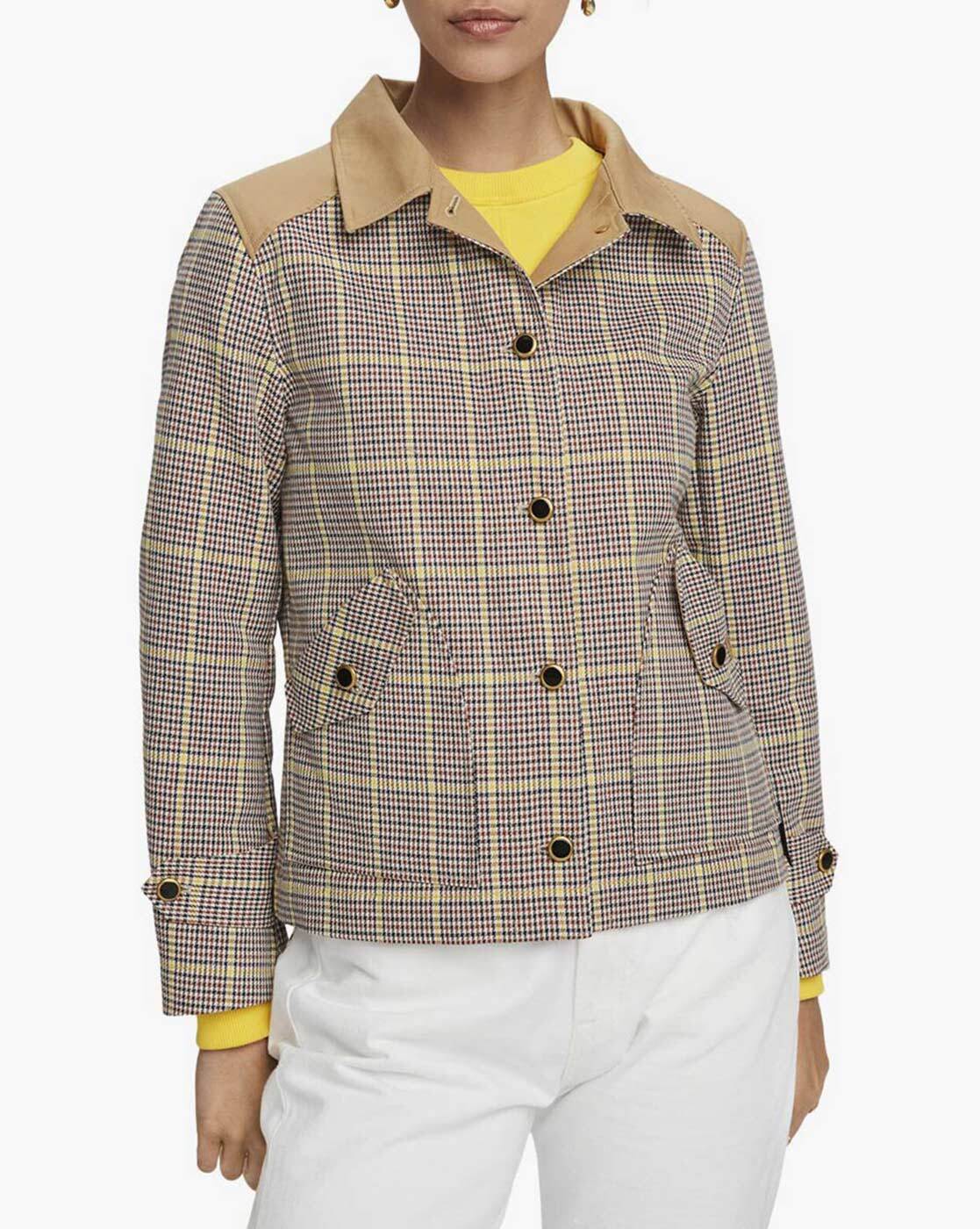 scotch and soda houndstooth