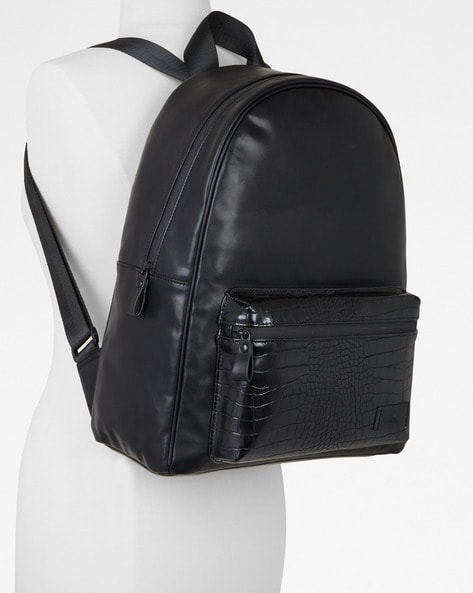 Aldo mens leather online backpack