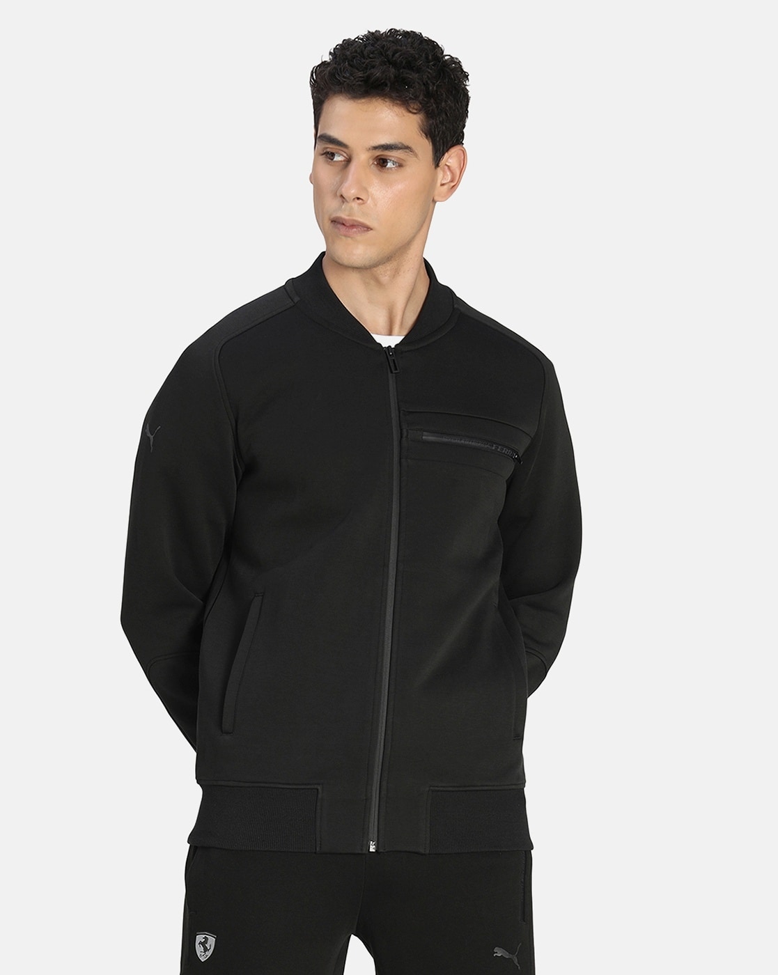 Puma Black Bomber Jacket - Buy Puma Black Bomber Jacket online in India