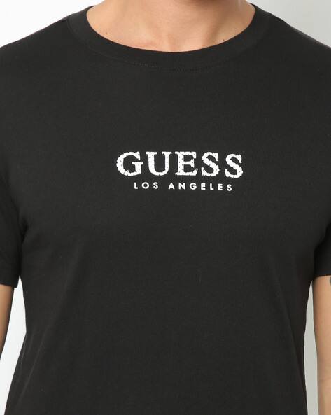 Buy Black Tshirts for Men by GUESS 