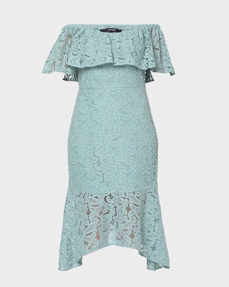 Lace Off-Shoulder Bodycon Dress