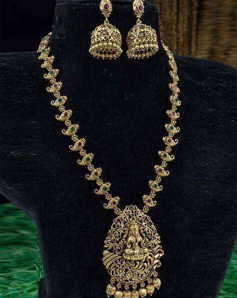 Lakshmi gold hot sale palace earrings