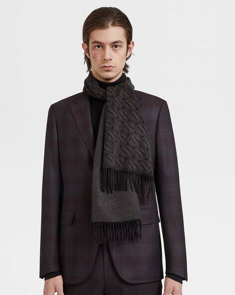 Buy Grey Scarves for Men by Zegna Online