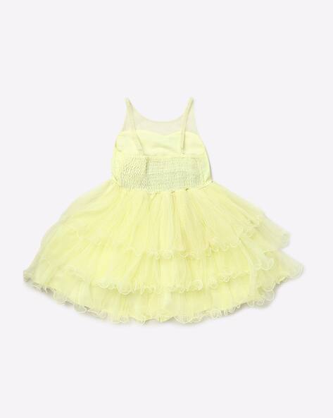Fit & Flare Tiered Dress with Smocked Back view 2