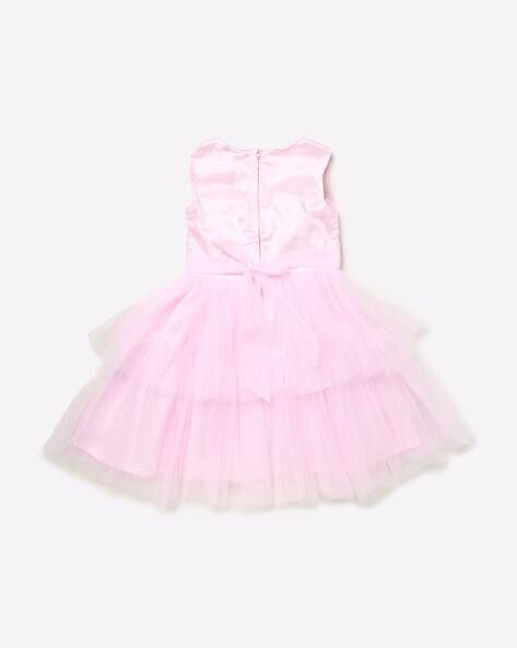 Fit & Flare Dress with Embroidered Yoke view 2