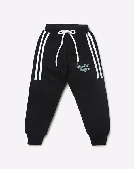 Panelled Joggers with Drawstring