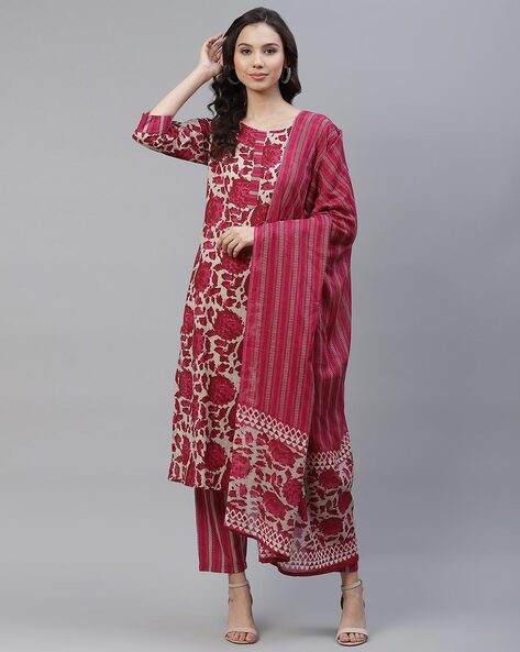 Myntra suit sets With Dupatta | Dresses Images 2022