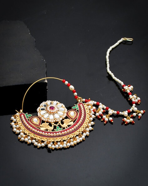 Buy Gold-Toned & Purple TraditionalJewellery for Women by Lucky Jewellery  Online | Ajio.com