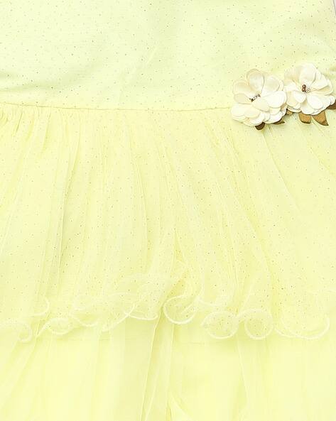Fit & Flare Tiered Dress with Smocked Back view 3