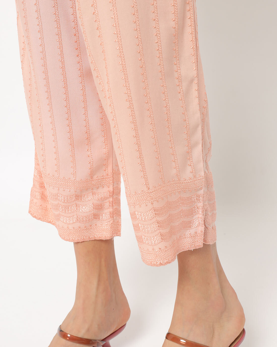 Buy Peach Trousers & Pants for Women by Quiero Online | Ajio.com