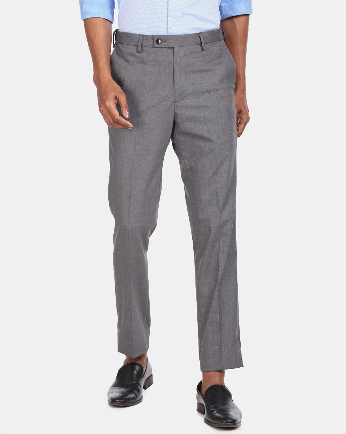 Buy GREY Trousers & Pants for Men by Haul Chic Online | Ajio.com