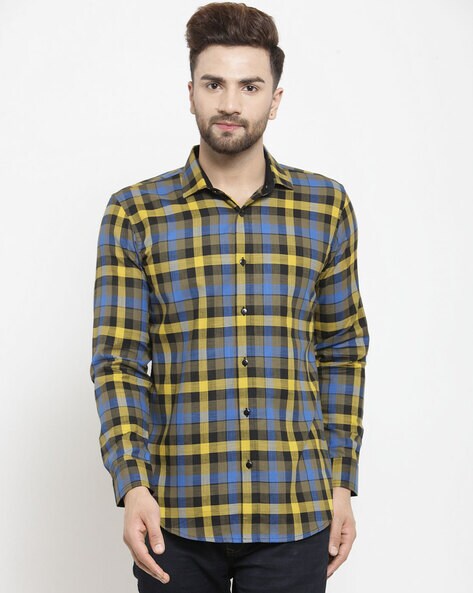 Buy Yellow Shirts for Men by PURPLE STATE Online