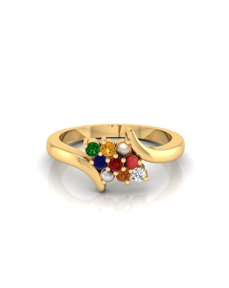 Victorian Multigem Navaratna Ring – Butter Lane Antiques