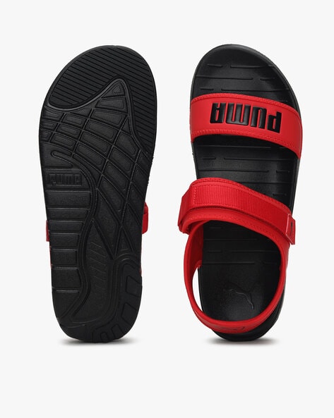 Puma store red sandals