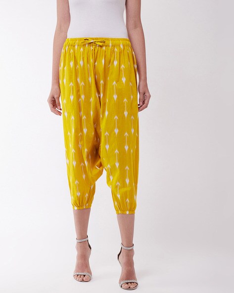 Printed Patiala Pant with Elasticated Waistband Price in India
