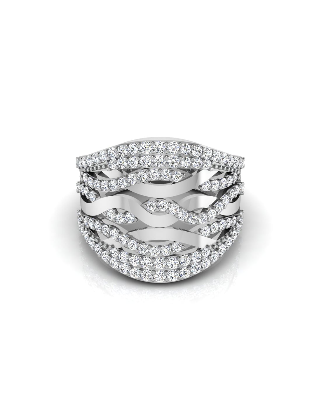 Matte Classic Wedding Ring in 14k White Gold (5mm)