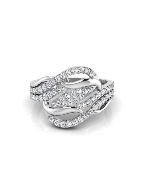14K White Gold 4.00 Carat Women's Big Bridal Square Cut Diamond Ring –  Walsons & Co. Fine Jewelers