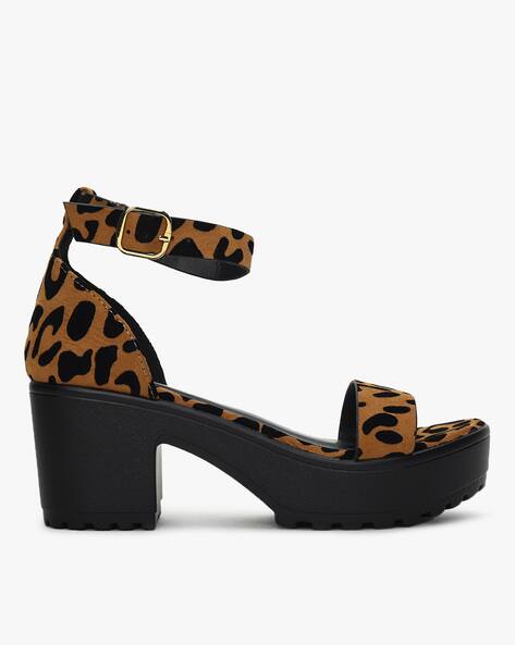 qupid cheetah sandals