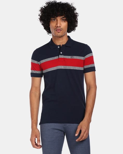 Blue Tshirts for Men by Arrow Sports 