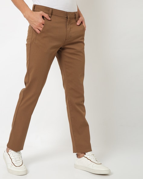 Urbano Fashion Slim Fit Men Khaki Trousers  Buy Khaki Urbano Fashion Slim  Fit Men Khaki Trousers Online at Best Prices in India  Flipkartcom