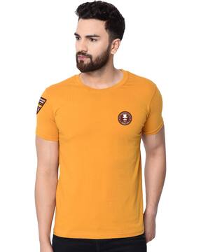 Mens yellow t shirt uk Clearance