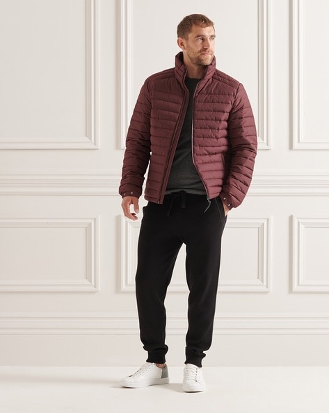 Superdry on sale burgundy jacket