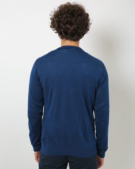 Textured Round-Neck Pullover view 2