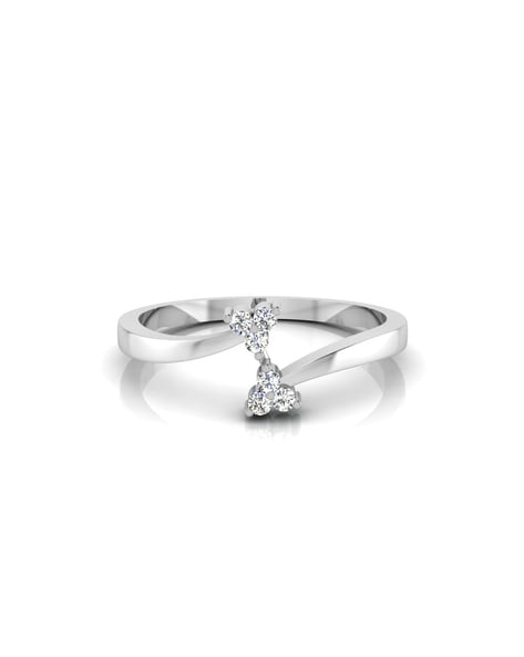 Diamond and White Gold Ring, Large | Birks
