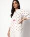Printed Top with Mandarin Collar
