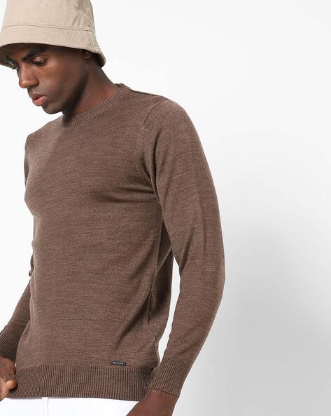 Full sleeve round outlet neck sweater