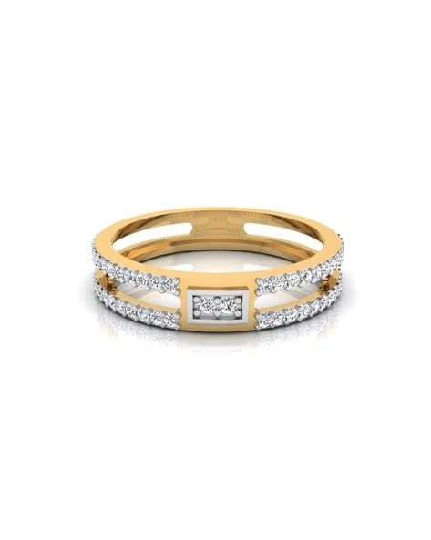 Yellow Gold Wedding Ring with Decorative Design