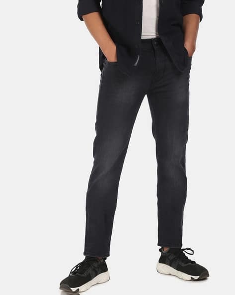 Regallo Skinny Fit Dark Wash Jeans