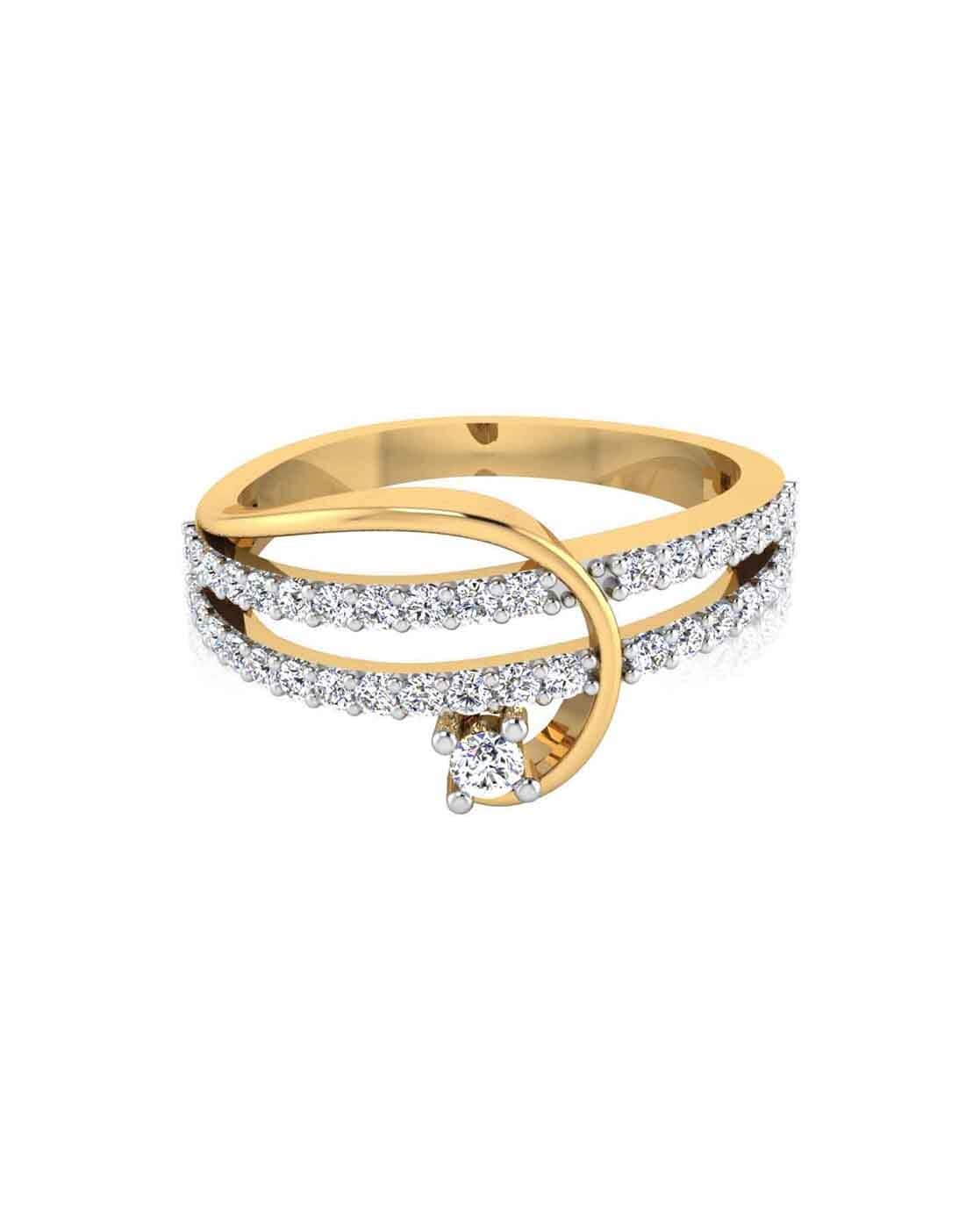 Shop 14K White Gold Diamond Engagement Rings for Women at PC Chandra