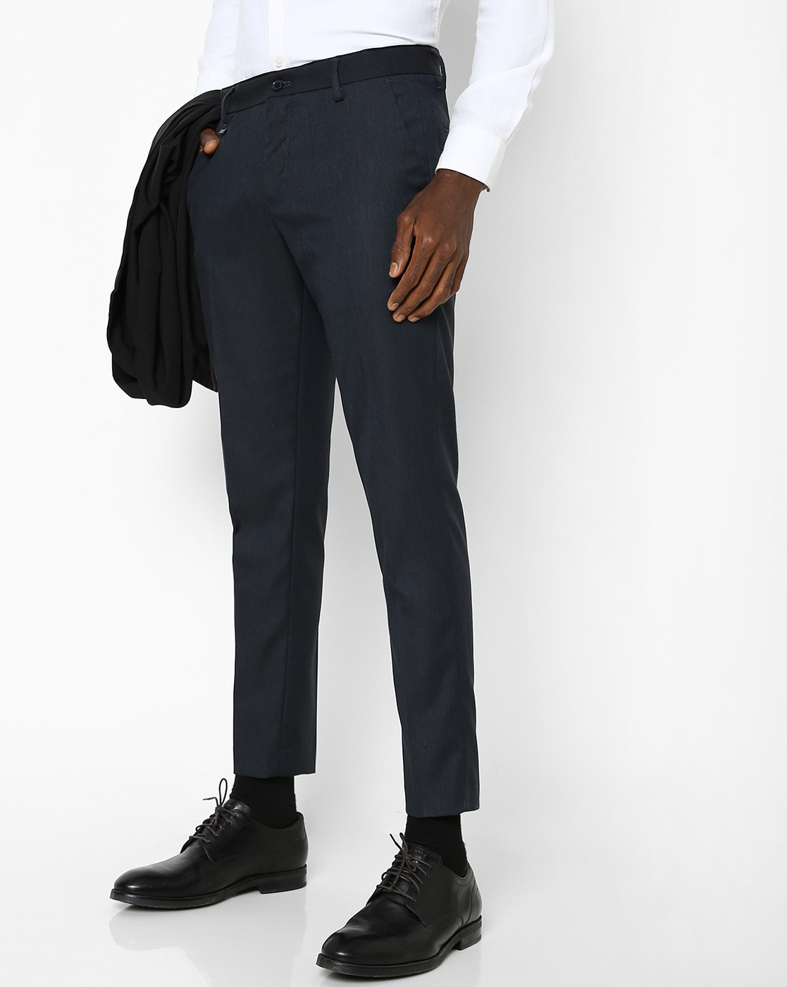 Jack & Jones Black Skinny Fit Suit Trousers | New Look