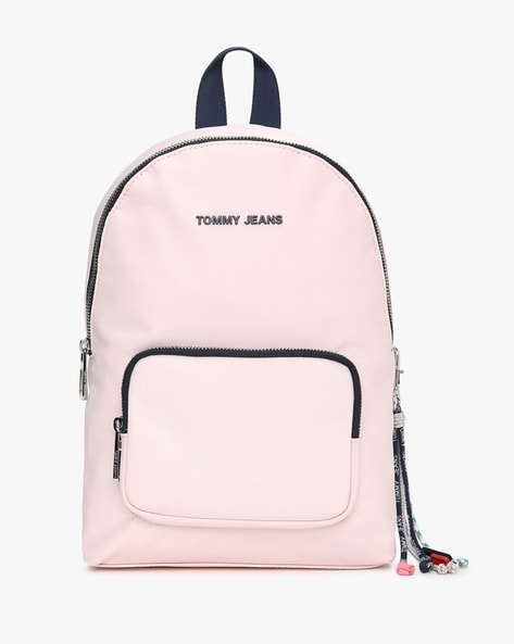 Tommy hilfiger pink backpack hot sale