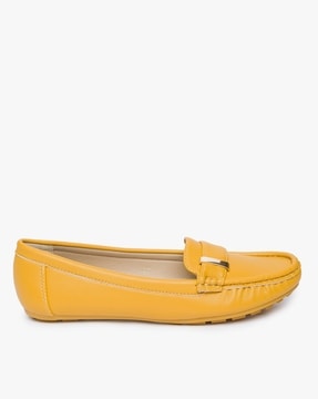 mustard loafers womens