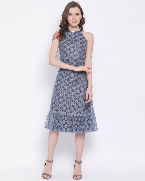 Buy Blue Dresses for Women by LERIYA FASHION Online | Ajio.com
