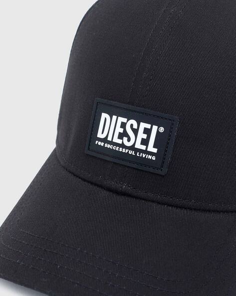【DIESEL】 Corry-Gum Baseball Cap Black Men's Baseball cap with logo embroidery | Diesel CORRY-DIV-WASH