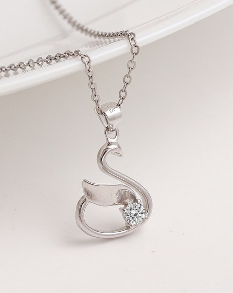 jianlong 925 Sterling Silver Jewelry Necklaces for Women Teen Girls Fashion Pack with swan Pendant 