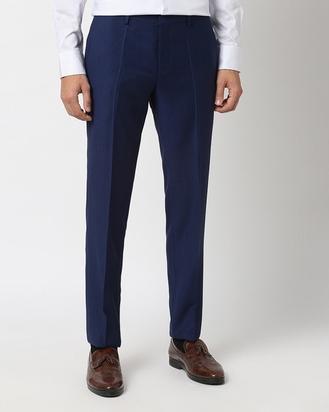 Buy Arrow Men Grey Mid Rise Ankle Length Formal Trousers  NNNOWcom