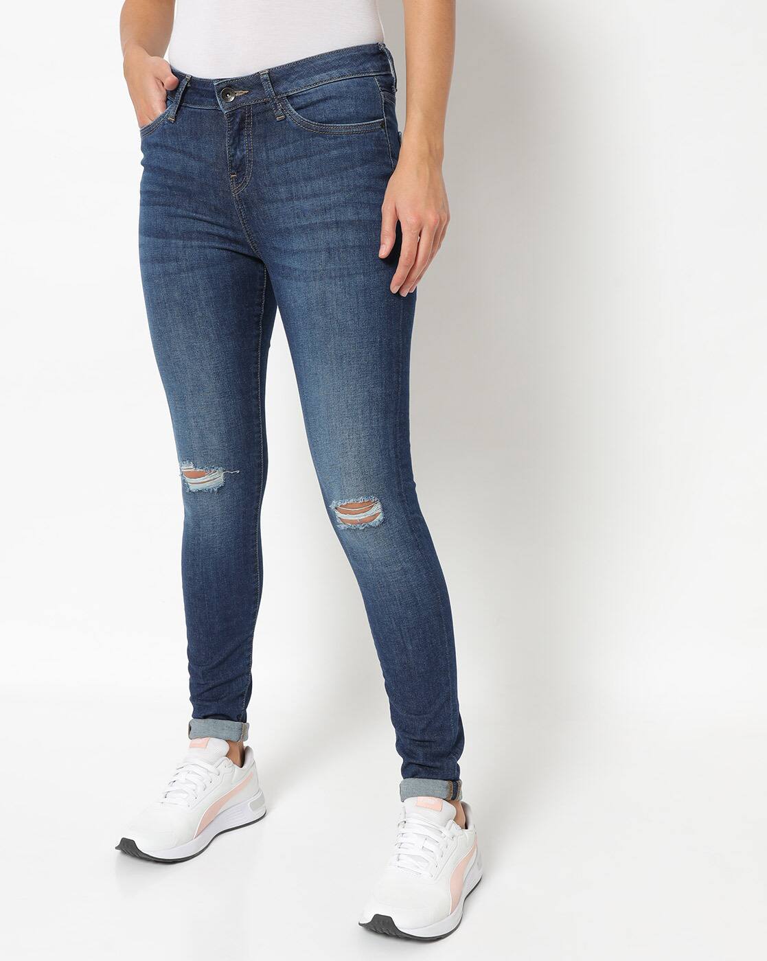 Buy Blue Jeans \u0026 Jeggings for Women by Vero Moda Online | Ajio.com