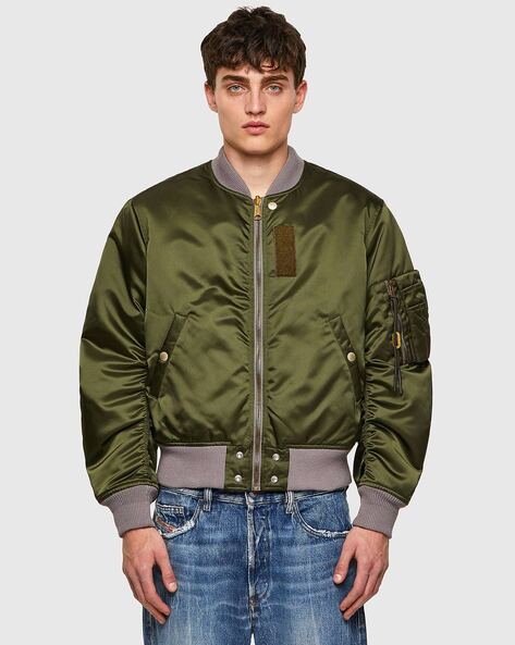 Diesel bomber jacket outlet green