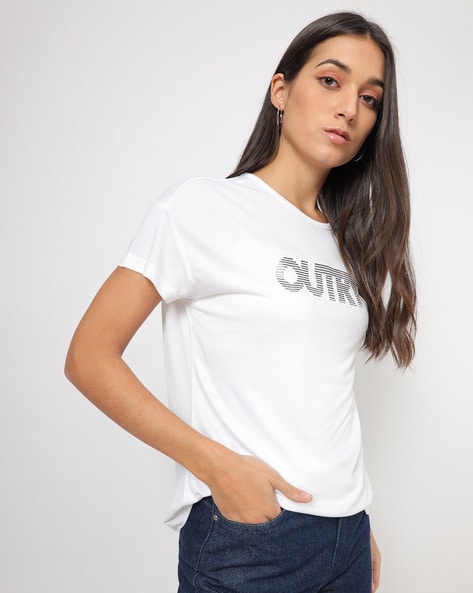 Buy White Shirts for Women by Outryt Online