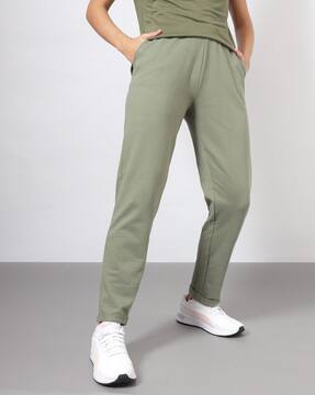 Buy Olive Track Pants for Women by 