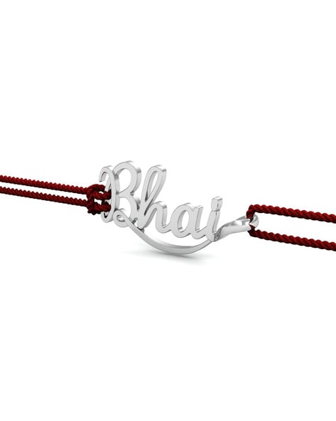 silver rakhi pendant