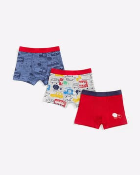 mothercare Pack of 3 Vehicles Print Trunks-picture-13