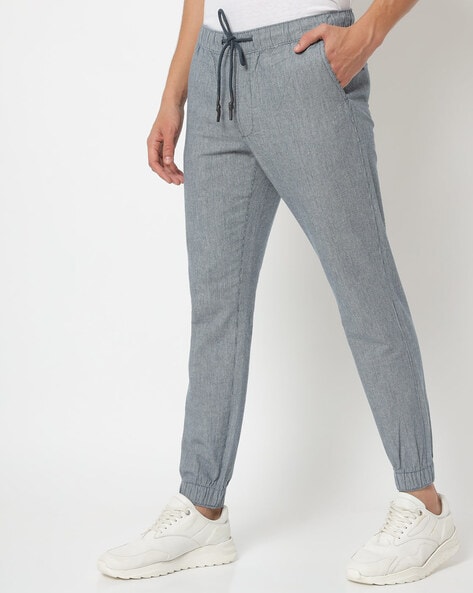 Striped Joggers with Insert Pockets