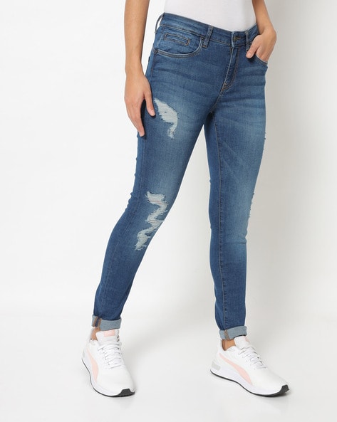 Mok voorjaar Minimaliseren Buy Blue Jeans & Jeggings for Women by Vero Moda Online | Ajio.com