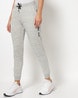 Women Varsity Print Joggers with Insert Pockets